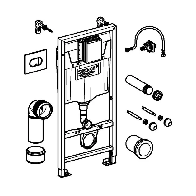 Grohe - Solido - Rejtett tartályok - 38981000 – 3. kép