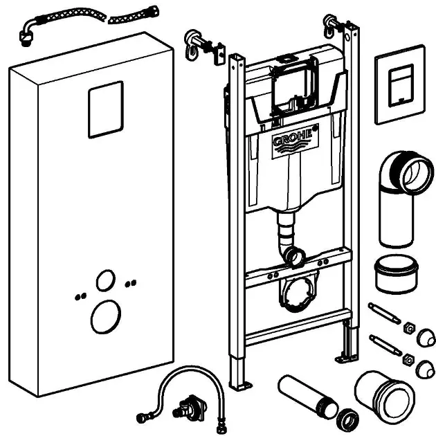 Grohe - Solido - Rejtett tartályok - 39377LS0 – 4. kép