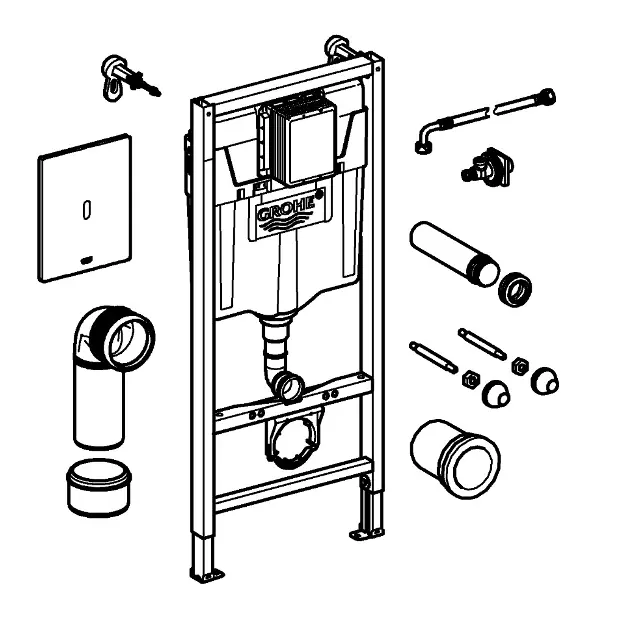 Grohe - Solido - Rejtett tartályok - 39883000 – 3. kép