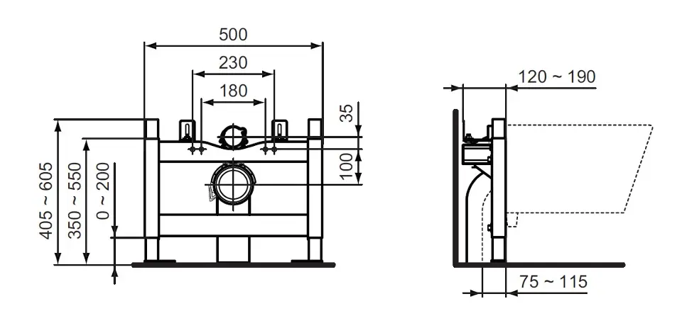 Ideal Standard - ProSys - Rejtett tartályok - R010067 – 2. kép
