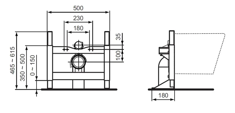 Ideal Standard - ProSys - Rejtett tartályok - R010167 – 2. kép