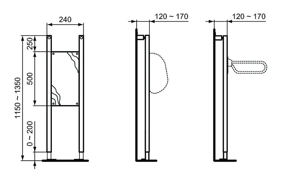 Ideal Standard - ProSys - Rejtett tartályok - R010567 – 2. kép