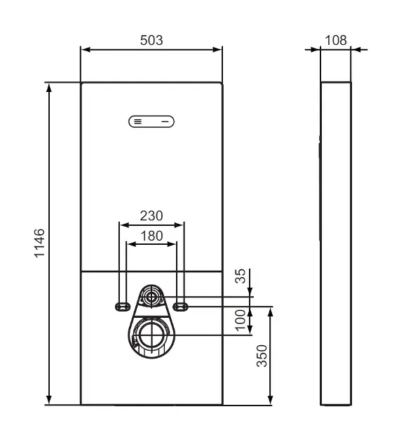 Ideal Standard - ProSys - Rejtett tartályok - R0144AC – 2. kép
