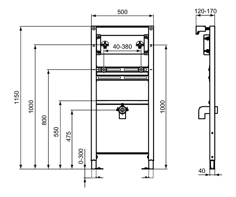 Ideal Standard - ProSys - Rejtett tartályok - R016167 – 2. kép