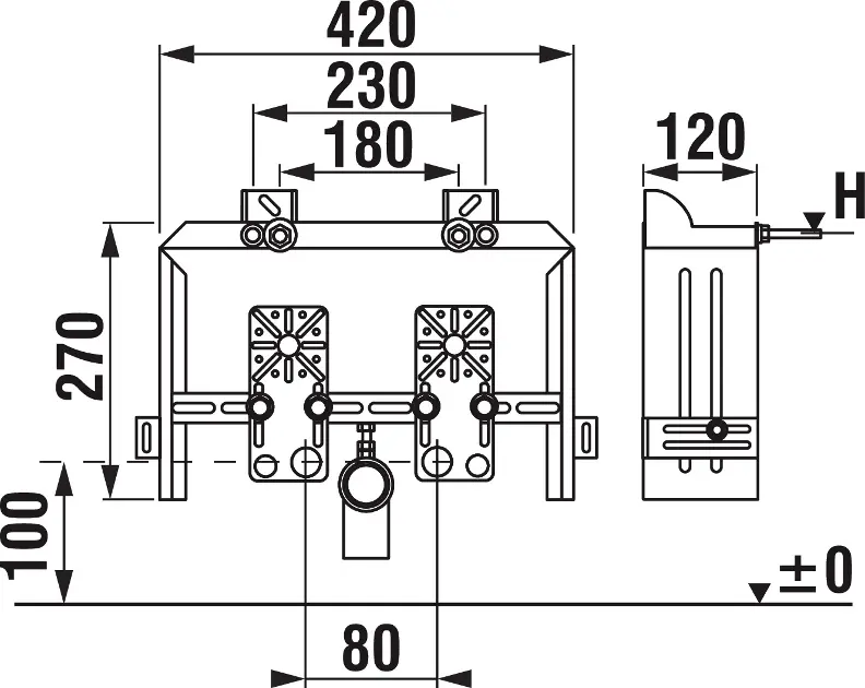 Jika - Modul - Rejtett tartályok - H8936430000001 – 2. kép