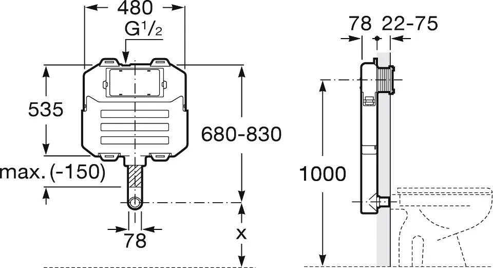 Jika - Modul - Rejtett tartályok - H8946500000001 – 2. kép