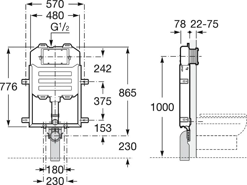 Jika - Modul - Rejtett tartályok - H8946510000001 – 2. kép