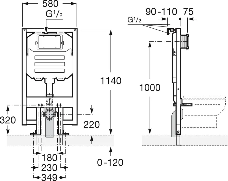 Jika - Modul - Rejtett tartályok - H8946520000001 – 2. kép