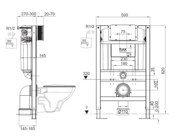 Kludi - Unifix - Rejtett tartályok - 79100 – 2. kép