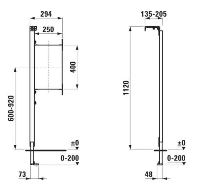 Laufen - LIS - Rejtett tartályok - H8926670000001 – 2. kép