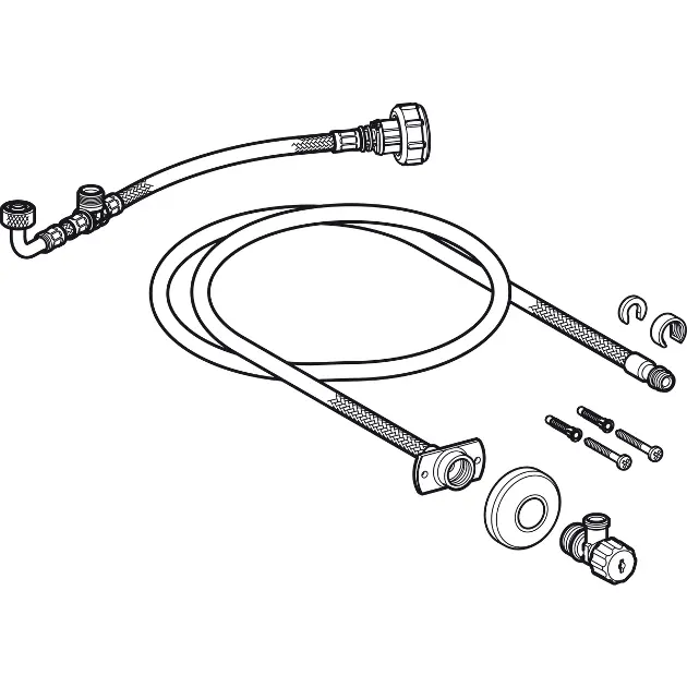 Geberit - AquaClean - Rejtett tartály alkatrészek - 147.036.00.1 – 2. kép