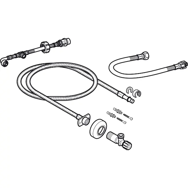 Geberit - AquaClean - Rejtett tartály alkatrészek - 240.635.00.1 – 2. kép