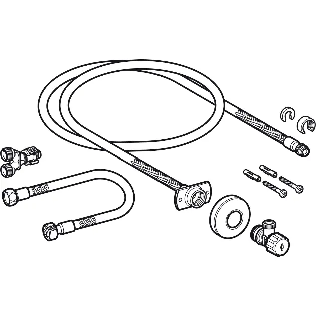 Geberit - AquaClean - Rejtett tartály alkatrészek - 249.801.00.1 – 2. kép