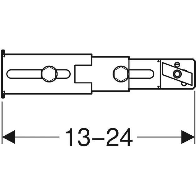 Geberit - Duofix - Rejtett tartály alkatrészek - 111.064.00.1 – 2. kép
