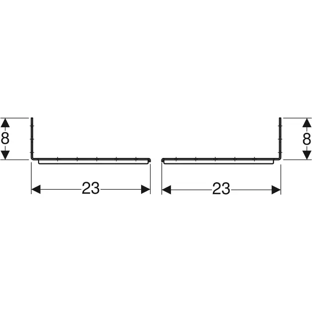 Geberit - Duofix - Rejtett tartály alkatrészek - 111.869.00.1 – 2. kép