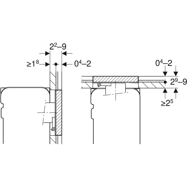 Geberit - Equipment and accessories - Rejtett tartály alkatrészek - 115.087.00.1 – 4. kép