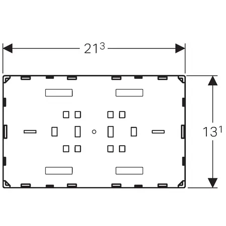 Geberit - Equipment and accessories - Rejtett tartály alkatrészek - 115.696.00.1 – 2. kép