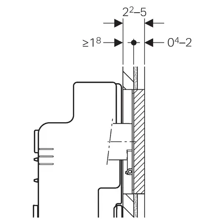 Geberit - Equipment and accessories - Rejtett tartály alkatrészek - 115.696.00.1 – 3. kép