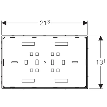 Geberit - Equipment and accessories - Rejtett tartály alkatrészek - 115.697.00.1 – 2. kép