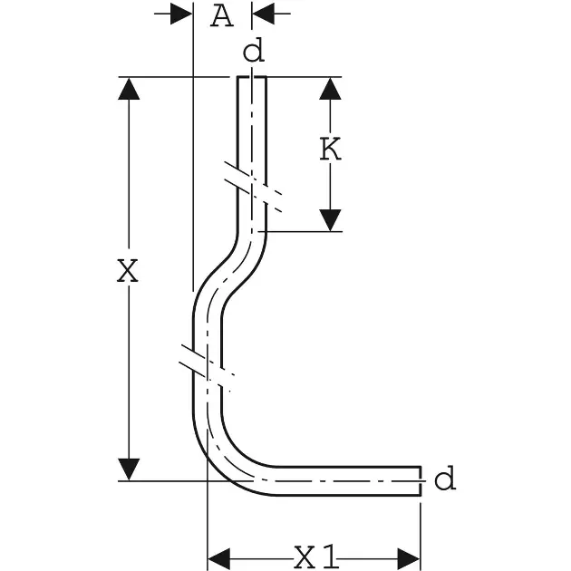 Geberit - Equipment and accessories - Rejtett tartály alkatrészek - 119.504.11.1 – 2. kép