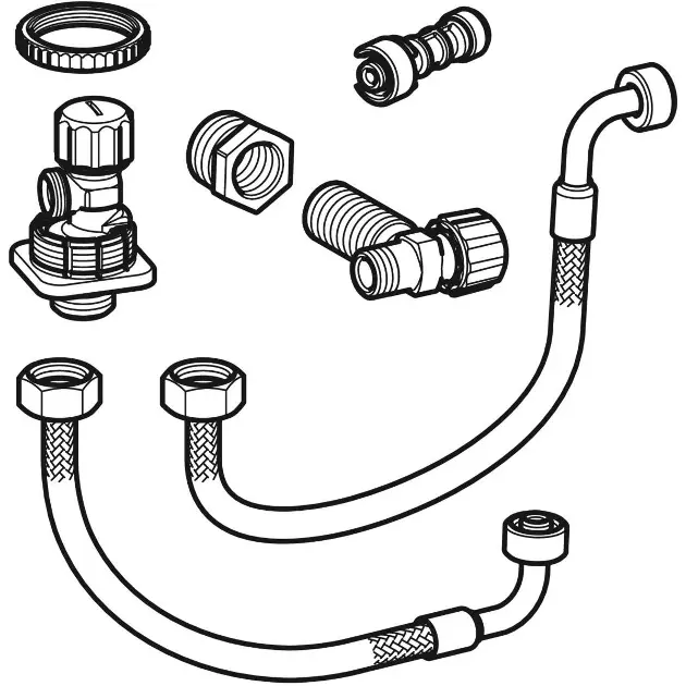 Geberit - Equipment and accessories - Rejtett tartály alkatrészek - 131.077.00.1 – 2. kép