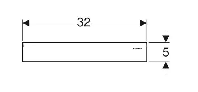 Geberit - Equipment and accessories - Rejtett tartály alkatrészek - 154.335.14.1 – 2. kép