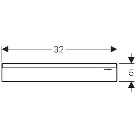 Geberit - Equipment and accessories - Rejtett tartály alkatrészek - 154.335.21.1 – 2. kép