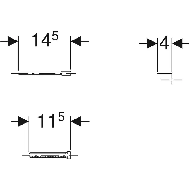 Geberit - Equipment and accessories - Rejtett tartály alkatrészek - 240.058.00.1 – 2. kép