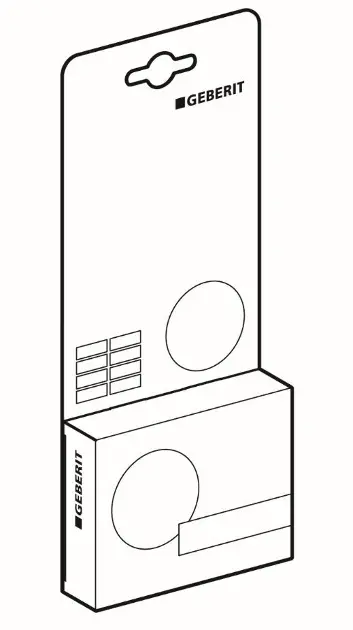 Geberit - Equipment and accessories - Rejtett tartály alkatrészek - 244.600.00.1 – 3. kép