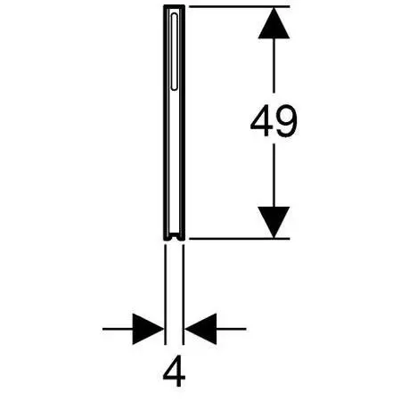 Geberit - Kombifix - Rejtett tartály alkatrészek - 457.888.26.1 – 2. kép