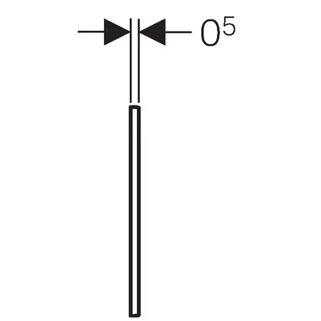 Geberit - Omega60 - Rejtett tartály alkatrészek - 115.086.GH.1 – 3. kép