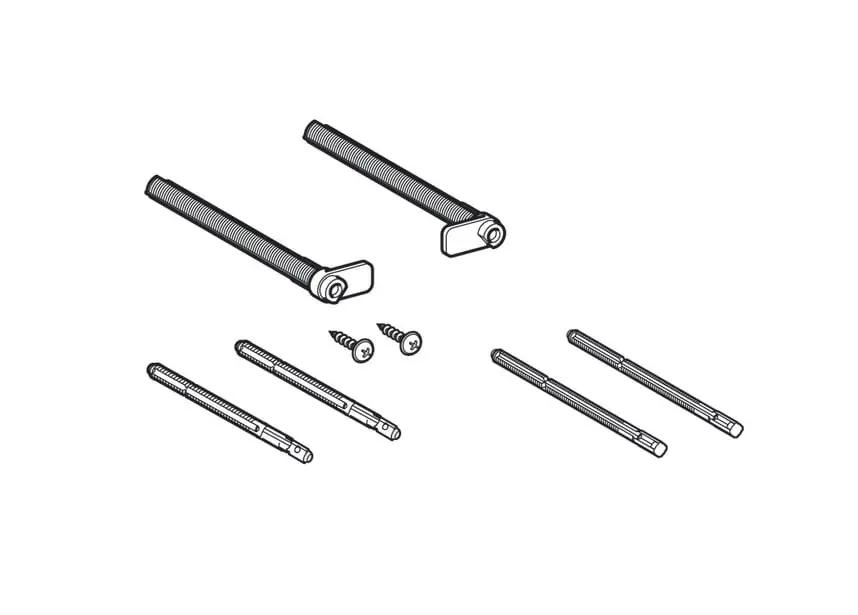 Geberit - Rejtett tartály alkatrészek - 240.639.00.1 – 2. kép