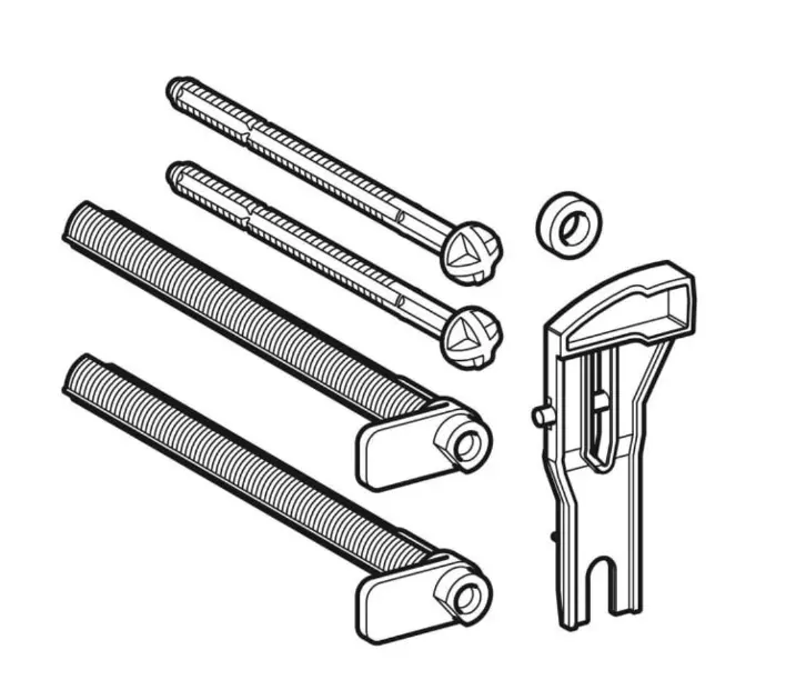 Geberit - Rejtett tartály alkatrészek - 241.465.00.1 – 2. kép