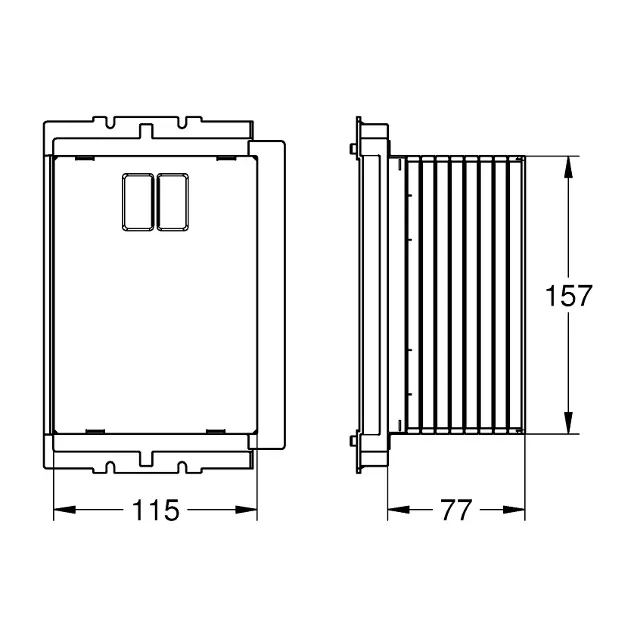 Grohe - Accessories - Rejtett tartály alkatrészek - 40950000 – 2. kép