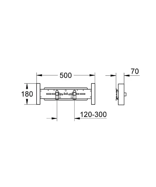 Grohe - Rapid SL - Rejtett tartály alkatrészek - 37998000 – 2. kép