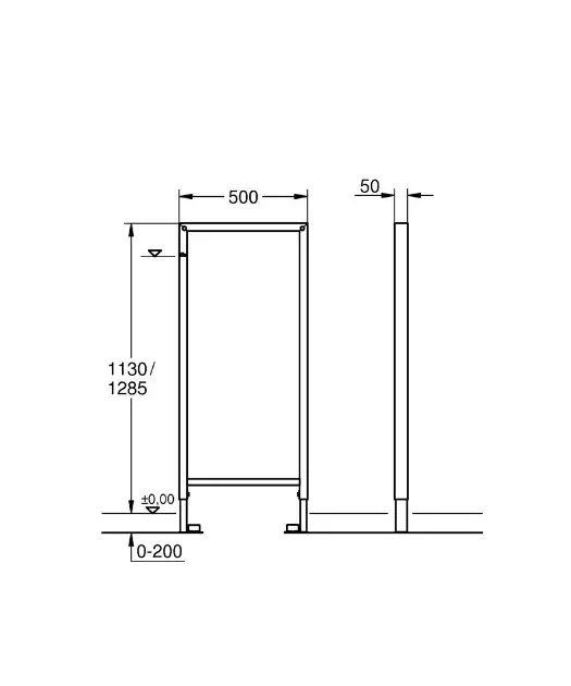 Grohe - Rapid SL - Rejtett tartály alkatrészek - 38548001 – 2. kép