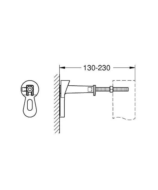 Grohe - Rapid SL - Rejtett tartály alkatrészek - 3855800M – 2. kép