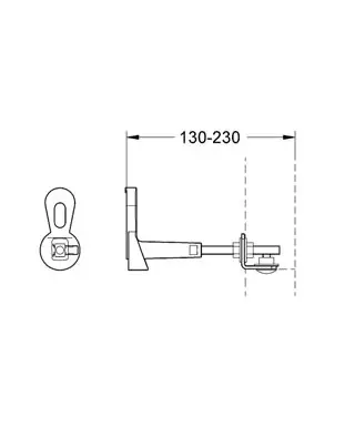 Grohe - Rapid SL - Rejtett tartály alkatrészek - 38733000 – 3. kép