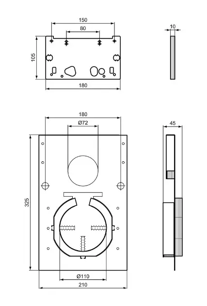 Ideal Standard - ProSys - Rejtett tartály alkatrészek - R017067 – 2. kép