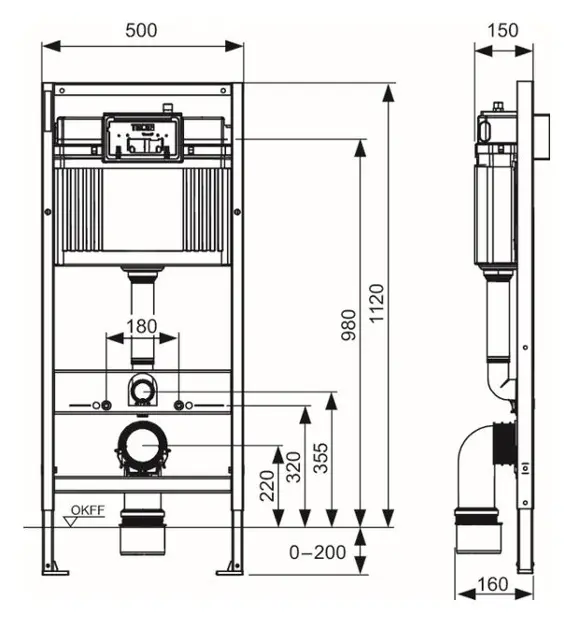 Tece - TECEbase - Rejtett tartályok - 9400400 – 2. kép