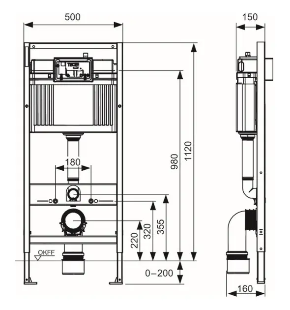 Tece - TECEbase - Rejtett tartályok - 9400401 – 2. kép