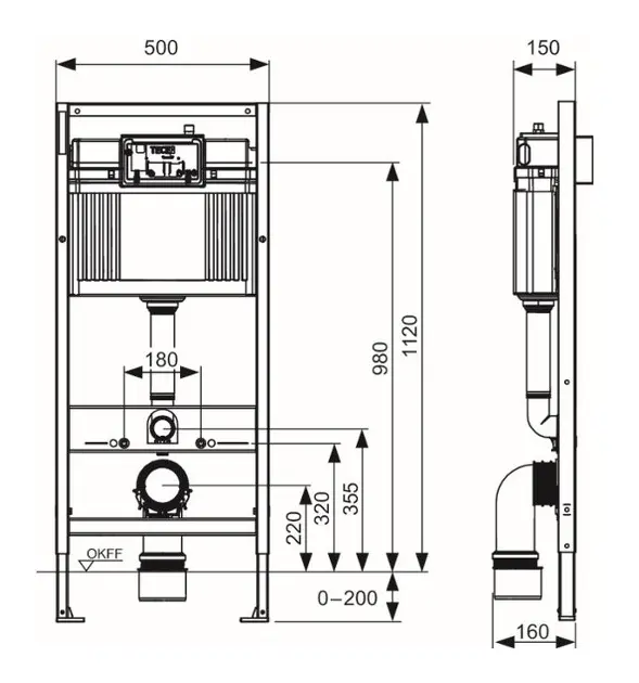 Tece - TECEbase - Rejtett tartályok - 9400413 – 2. kép