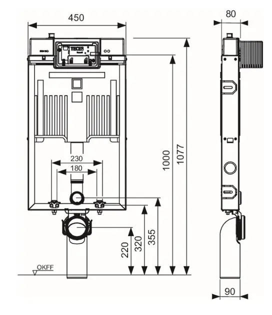 Tece - TECEbox - Rejtett tartályok - 9370501 – 2. kép