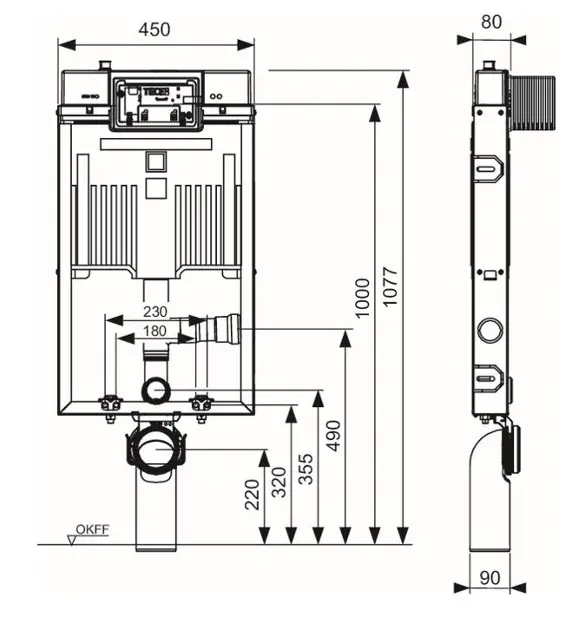 Tece - TECEbox - Rejtett tartályok - 9370502 – 2. kép