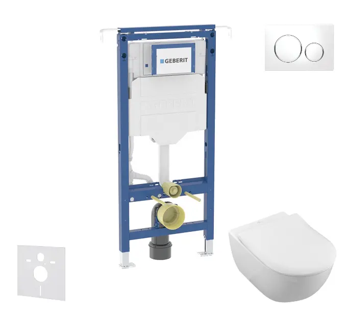 Geberit - Duofix - Fali WC szett - SANI11CK3114