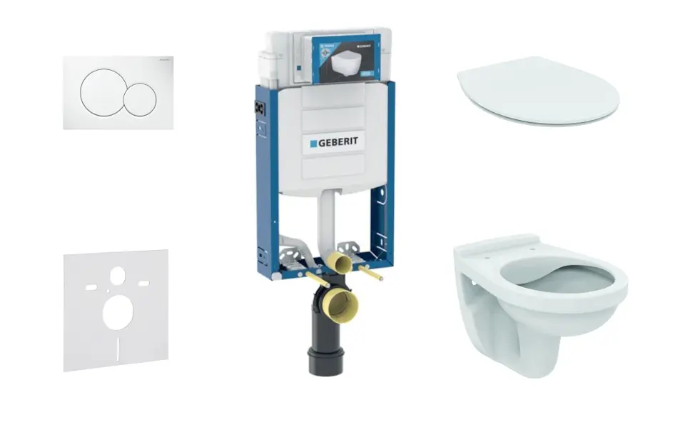 Geberit - Kombifix - Fali WC szett - 110.302.00.5 ND1
