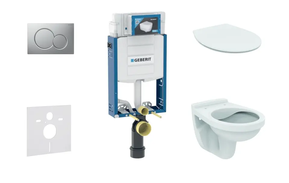 Geberit - Kombifix - Fali WC szett - 110.302.00.5 ND3