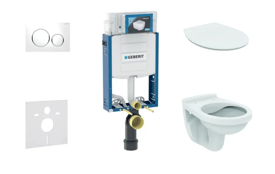 Geberit - Kombifix - Fali WC szett - 110.302.00.5 ND4