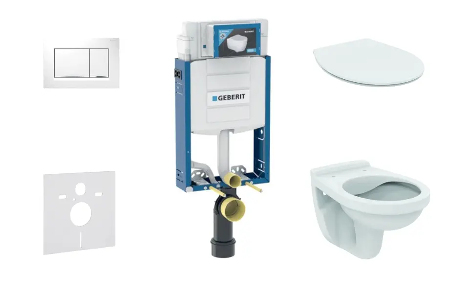 Geberit - Kombifix - Fali WC szett - 110.302.00.5 ND6