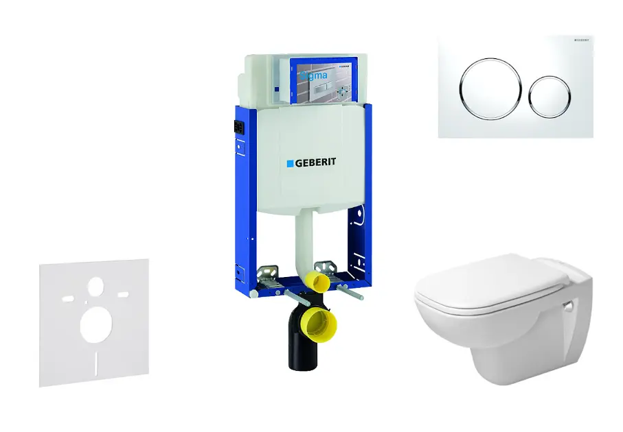 Geberit - Kombifix - Fali WC szett - 110.302.00.5 NH4